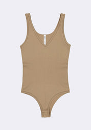 Women's Seamless V-Neck Shapewear Bodysuit