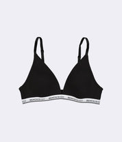 Women's Cotton Stretch Rib Triangle Bralette