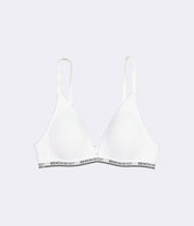 Women's Cotton Stretch Rib Triangle Bralette