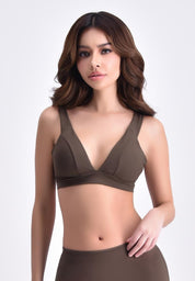 Women's V-Neck Thick Strap Bralette