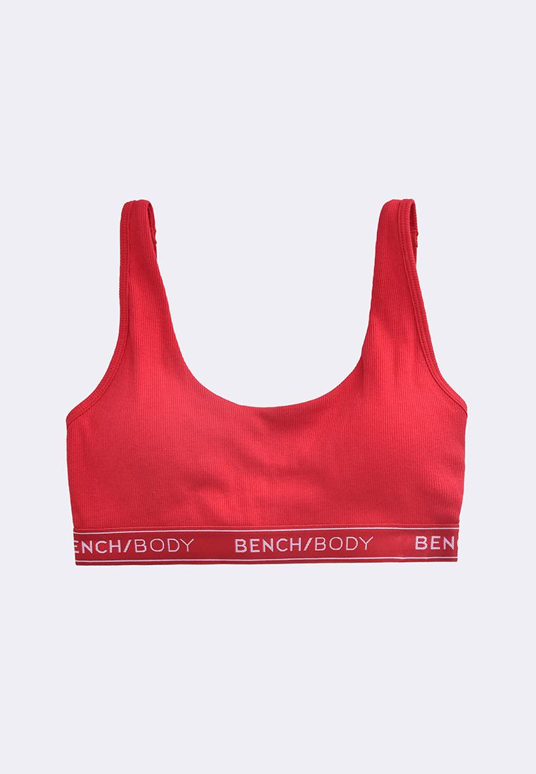 Women's Rib Cotton Stretch Scoop Neck Wireless Bralette