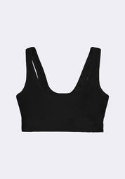 Women's Cotton Stretch Scoop Neck Bralette