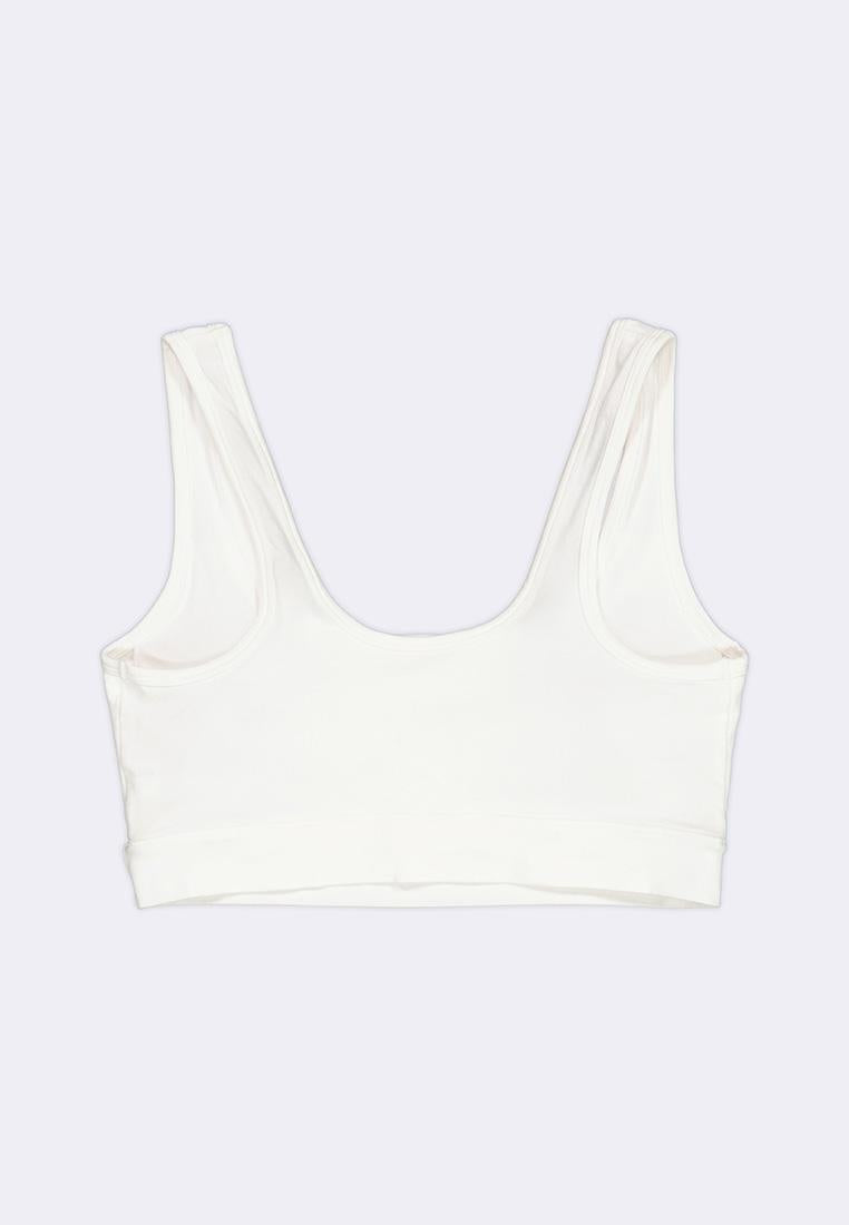 Women's Cotton Stretch Scoop Neck Bralette