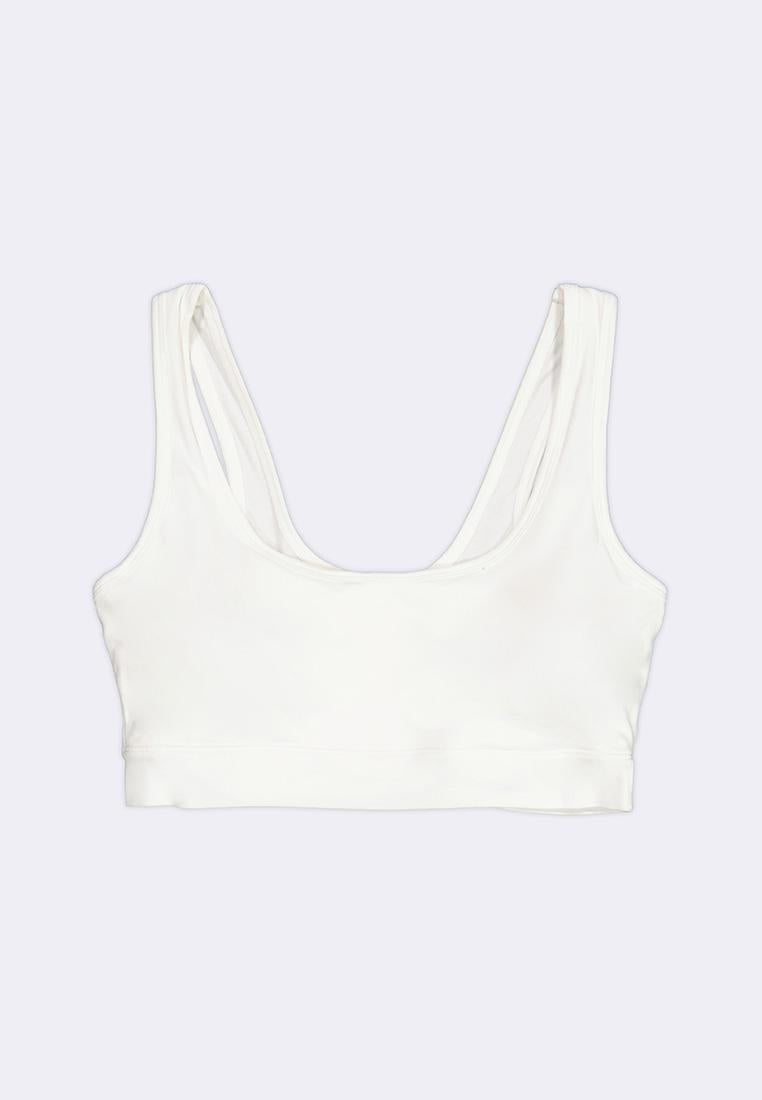 Women's Cotton Stretch Scoop Neck Bralette