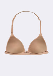 Women's Front Closure Halter Triangle Bra