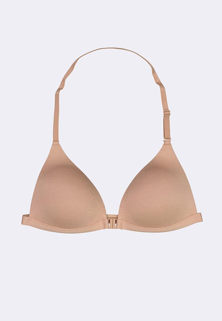 Women's Front Closure Halter Triangle Bra