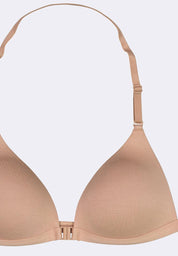 Women's Front Closure Halter Triangle Bra
