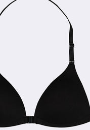 Women's Front Closure Halter Triangle Bra