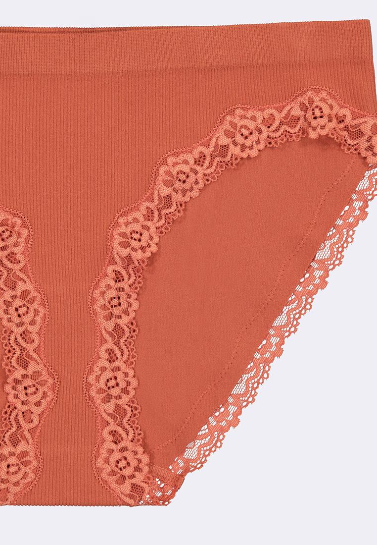Women's Seamless Lace Hi-Leg Bikini