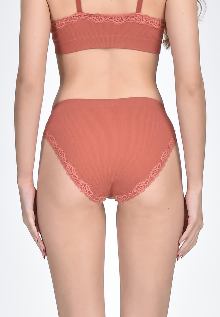 Women's Seamless Lace Hi-Leg Bikini
