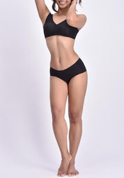 Women's Ultra Stretch Light Seamless Mid-Rise Hipster Panty With Cooling Effect