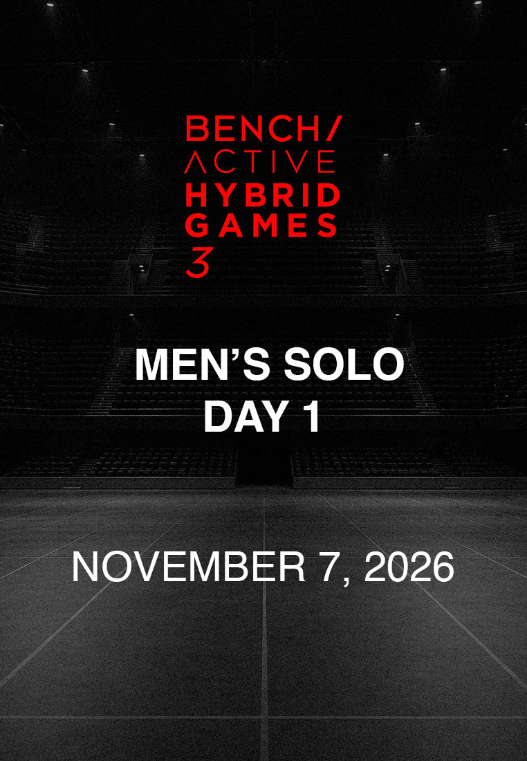 Bench Active Hybrid Games Men's Solo Category - Nov 7 (Day 1)