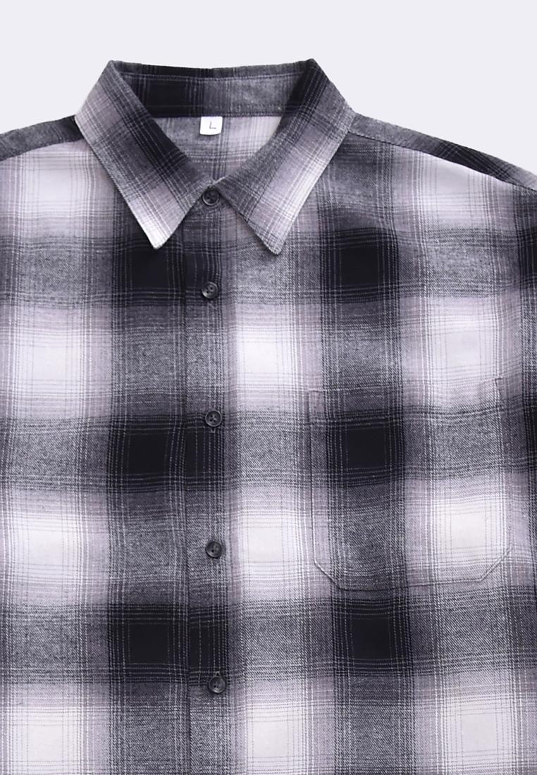 Men's Checkered Long Sleeve Shirt