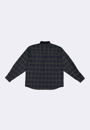 Bench x Kim Soo Hyun Men's Checkered Long Sleeve Polo