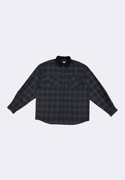 Bench x Kim Soo Hyun Men's Checkered Long Sleeve Polo
