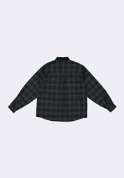 Bench x Kim Soo Hyun Men's Checkered Long Sleeve Polo