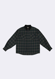 Bench x Kim Soo Hyun Men's Checkered Long Sleeve Polo