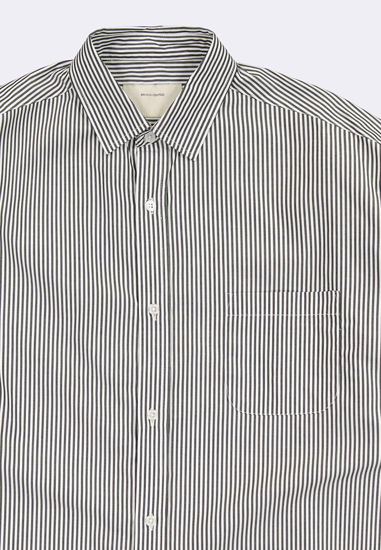 Men's Pinstripe Long Sleeve Shirt