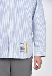 Men's Striped Long Sleeves Polo