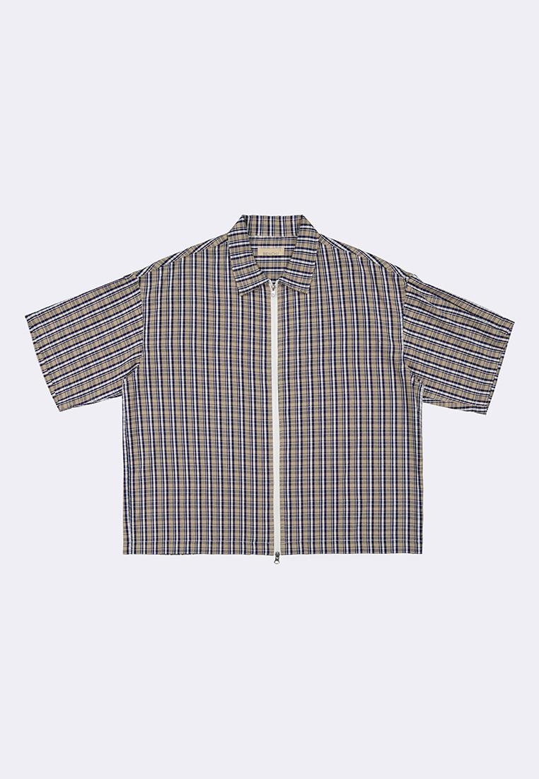 Men's Checkered Short Sleeve Shirt