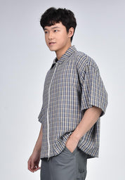 Men's Checkered Short Sleeve Shirt