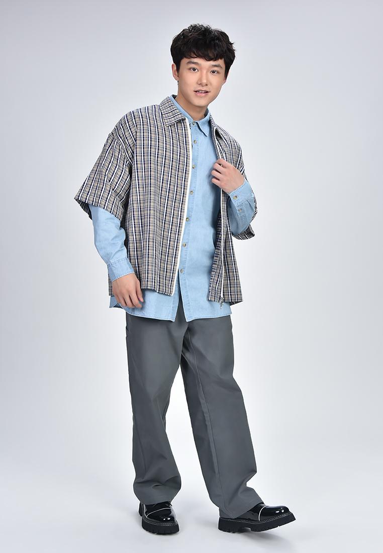 Men's Checkered Short Sleeve Shirt