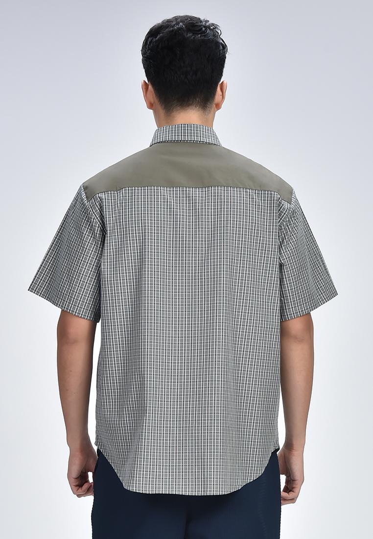 Men's Checkered Short Sleeves Polo