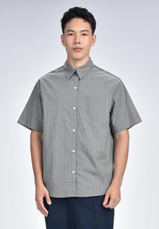 Men's Checkered Short Sleeves Polo