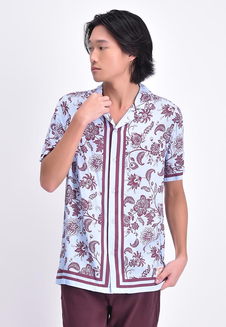 Men's Short Sleeve Printed Shirt