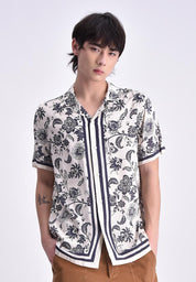Men's Short Sleeve Printed Shirt