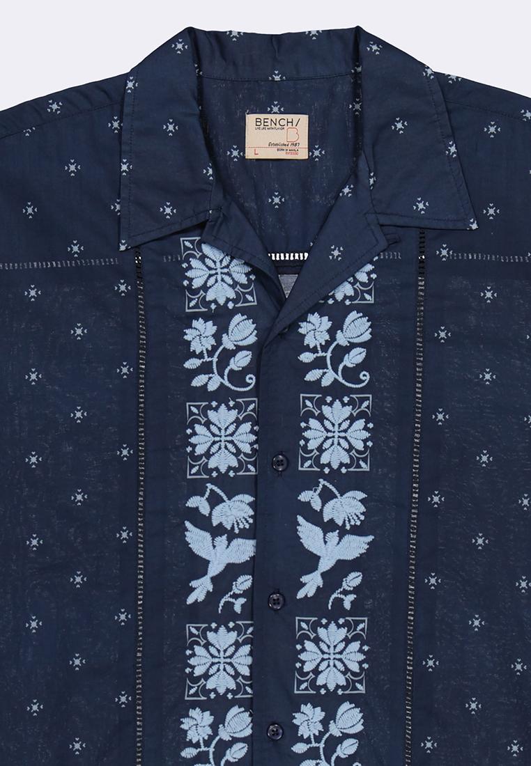 Men's Short Sleeve Barong Shirt