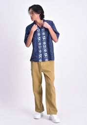 Men's Short Sleeve Barong Shirt