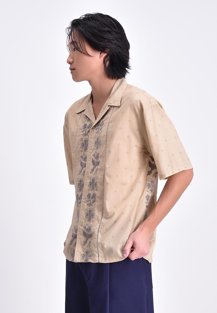 Men's Short Sleeve Barong Shirt