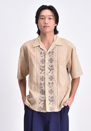 Men's Short Sleeve Barong Shirt