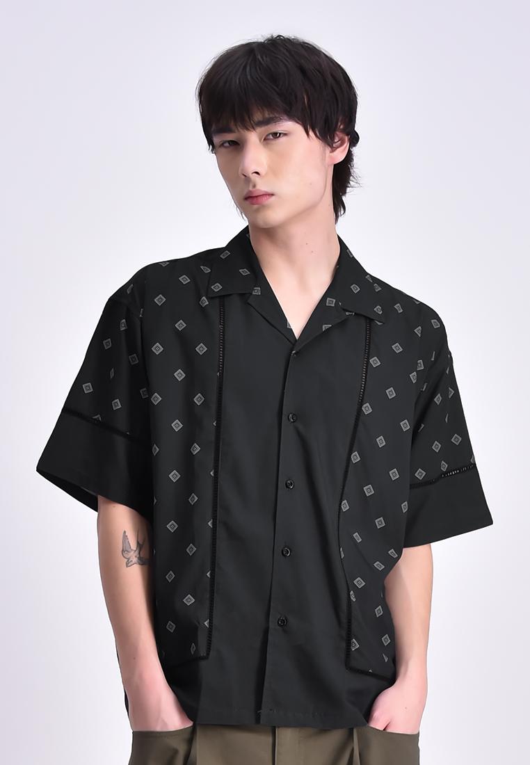 Men's Short Sleeve Barong Shirt