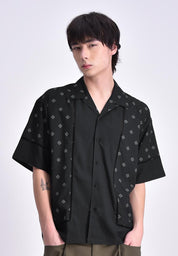 Men's Short Sleeve Barong Shirt