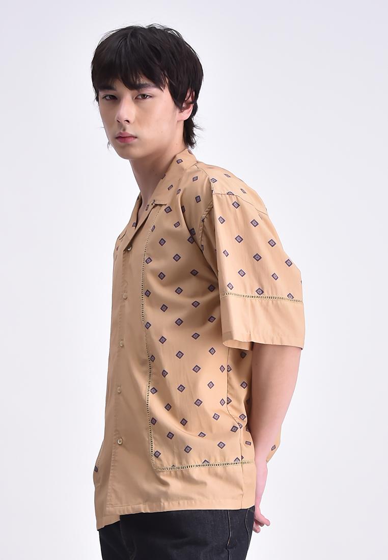 Men's Short Sleeve Barong Shirt