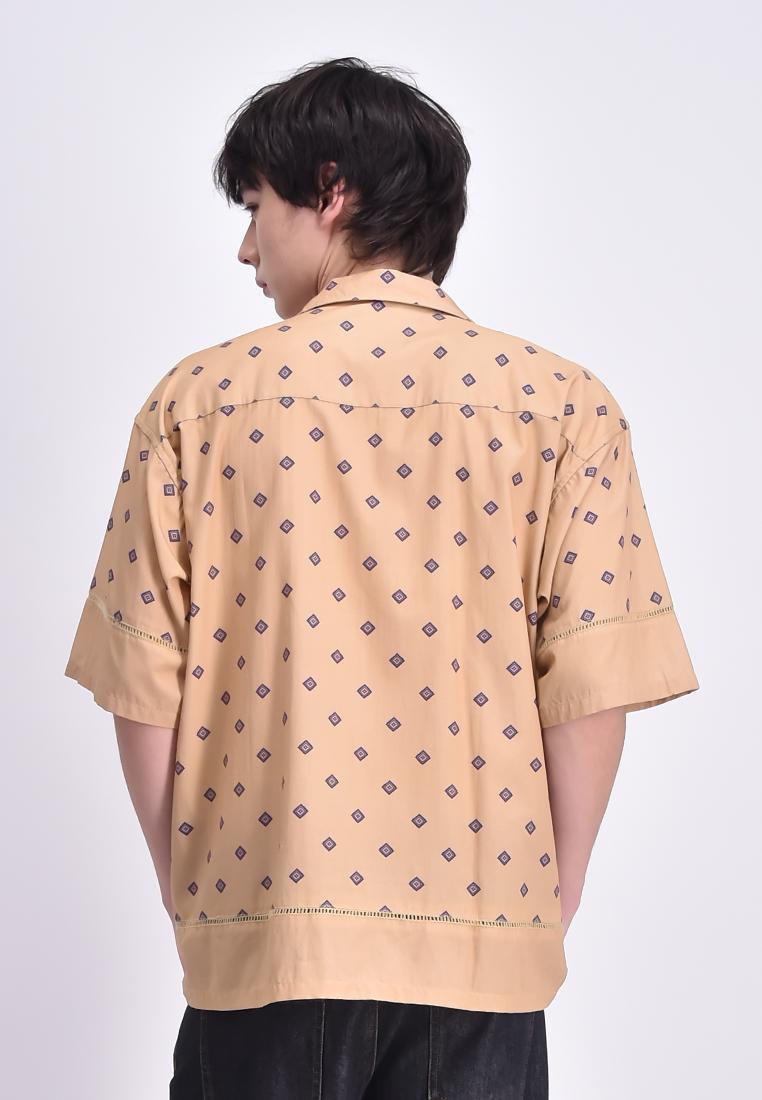 Men's Short Sleeve Barong Shirt