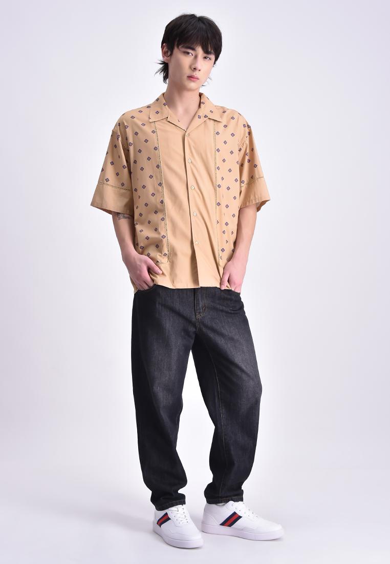 Men's Short Sleeve Barong Shirt