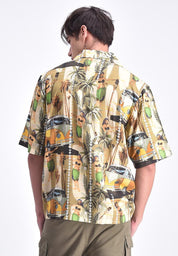 Men's Printed Short Sleeve Shirt