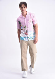 Men's Printed Short Sleeve Shirt
