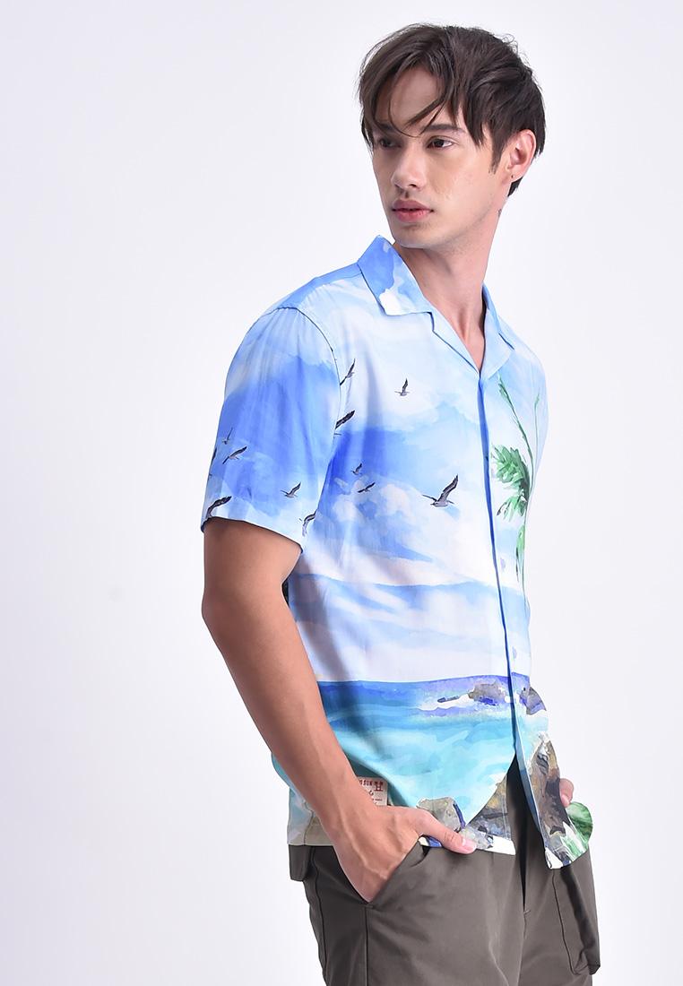 Men's Printed Short Sleeve Shirt