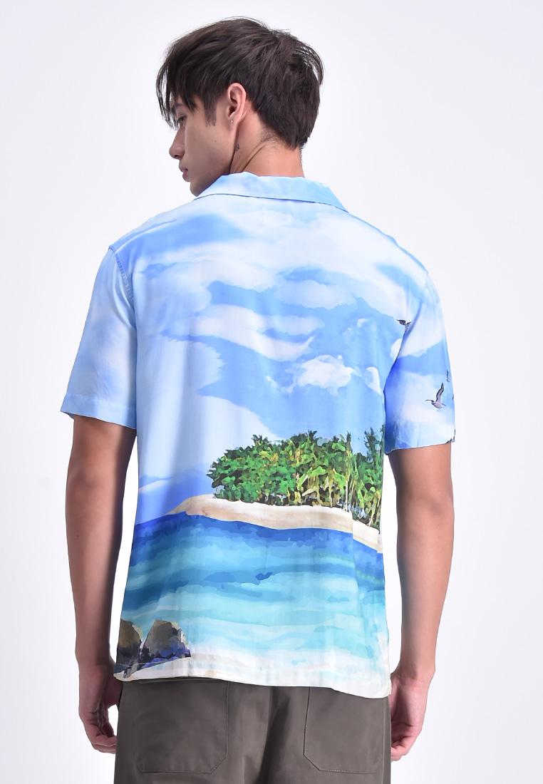 Men's Printed Short Sleeve Shirt