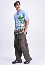 Men's Printed Short Sleeve Shirt