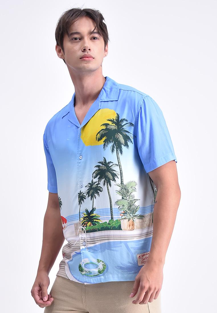 Men's Printed Short Sleeve Shirt