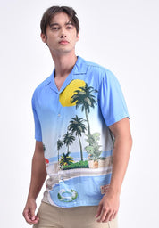 Men's Printed Short Sleeve Shirt