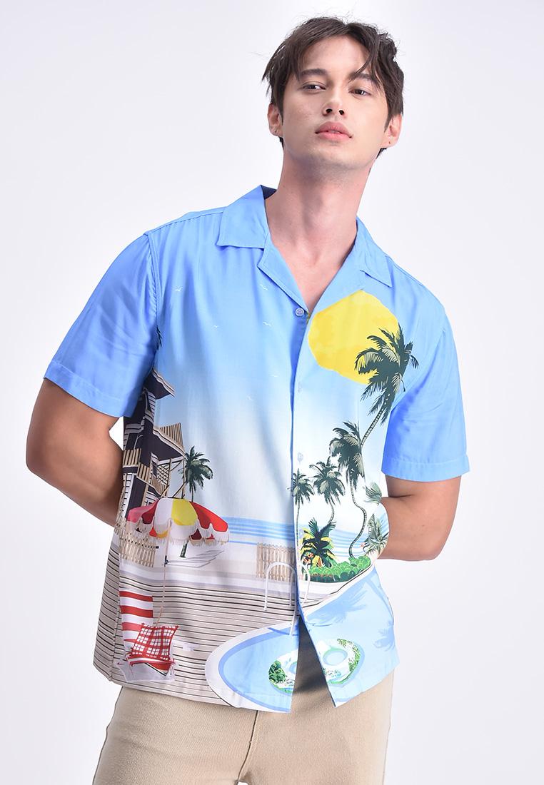 Men's Printed Short Sleeve Shirt
