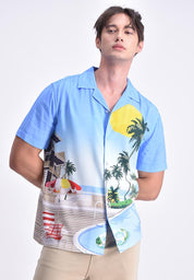 Men's Printed Short Sleeve Shirt