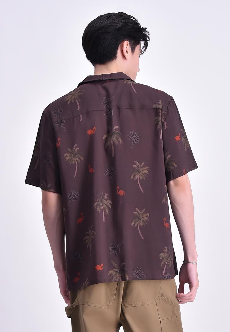 Men's Printed Regular Short Sleeve Shirt