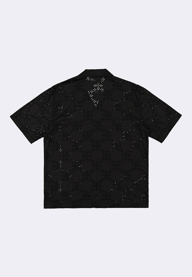 Men's Eyelet Woven Shirt